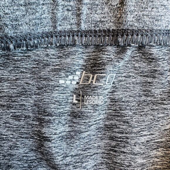 BCG Women's Gray Solid Elastic Waist Stretch Running Athletic Shorts Size Large - Picture 3 of 6